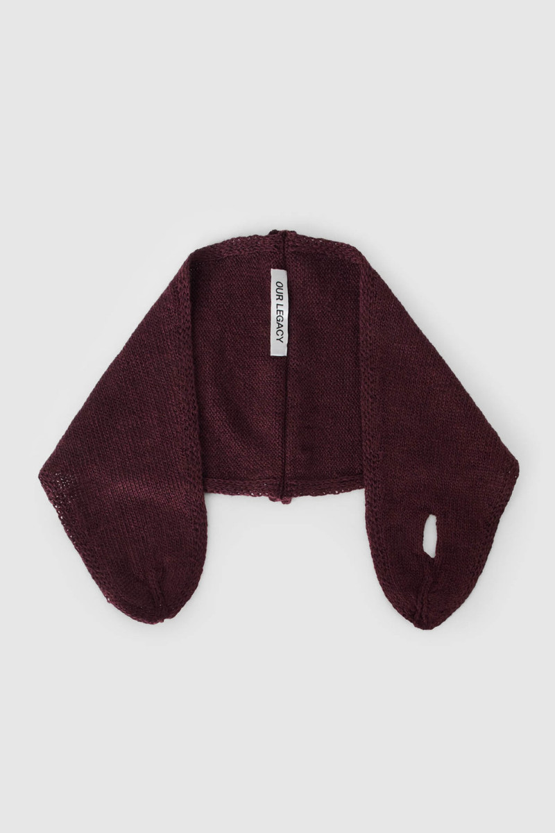 Miniature Scarf Cabernet Cyclone Linen 1