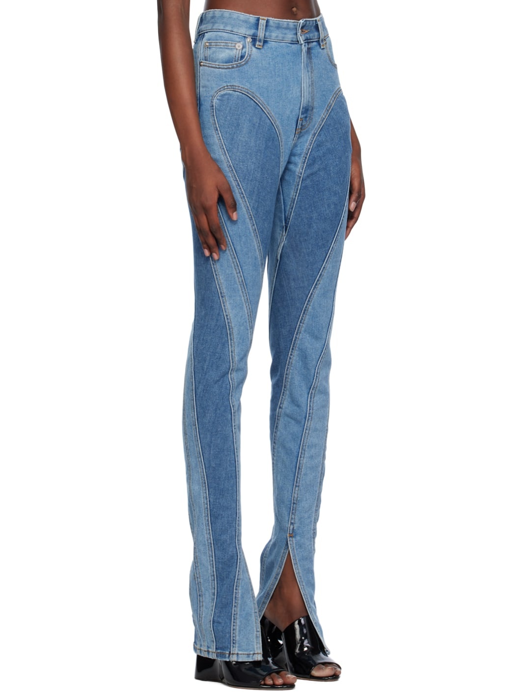 Blue Spiral Jeans - 2