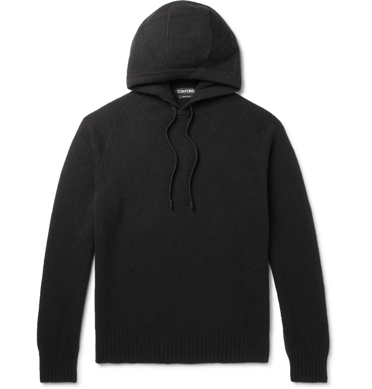 Slim-Fit Cashmere Hoodie - 1