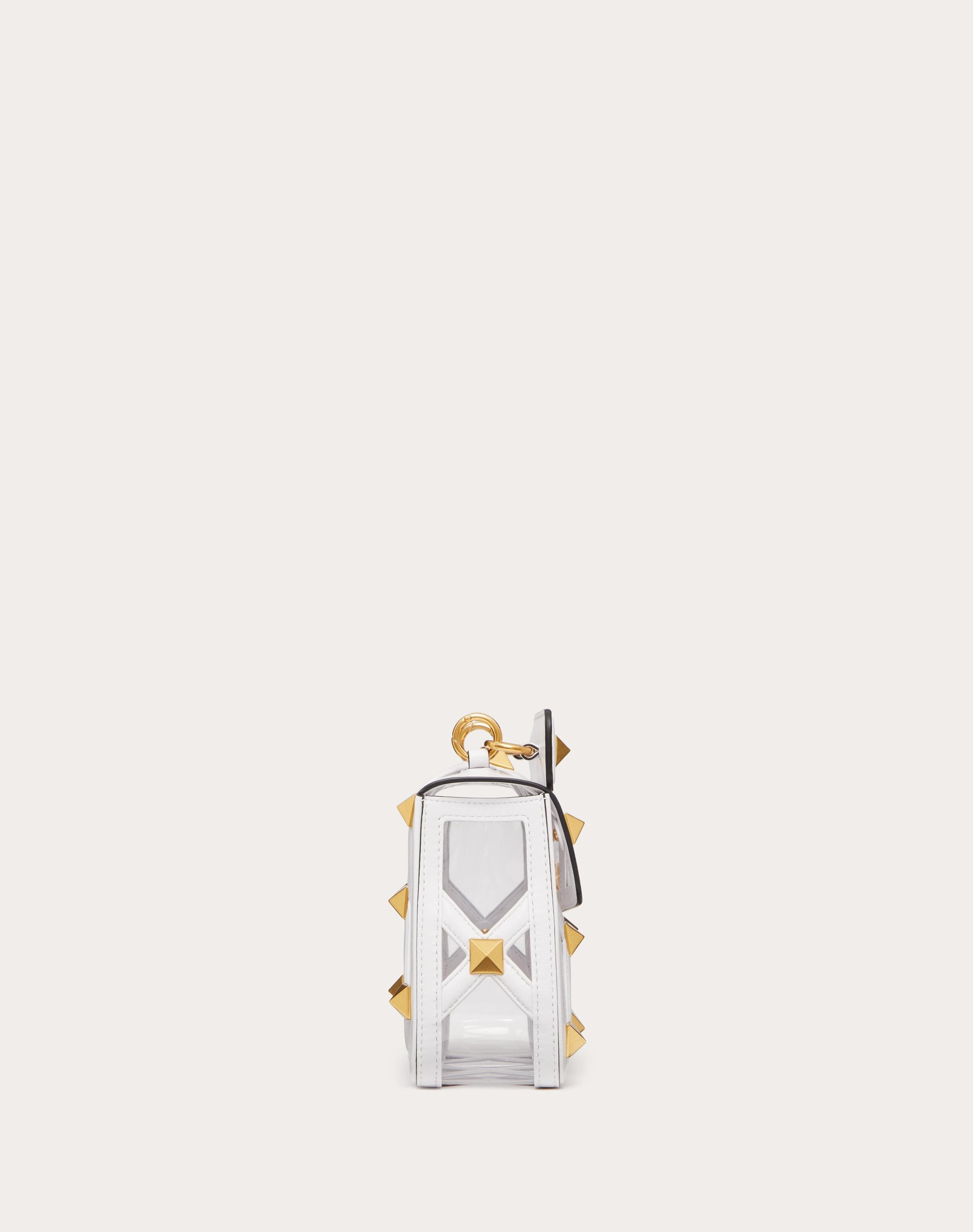 MEDIUM BAG WITH ROMAN STUD CHAIN IN POLYMER MATERIAL - 5