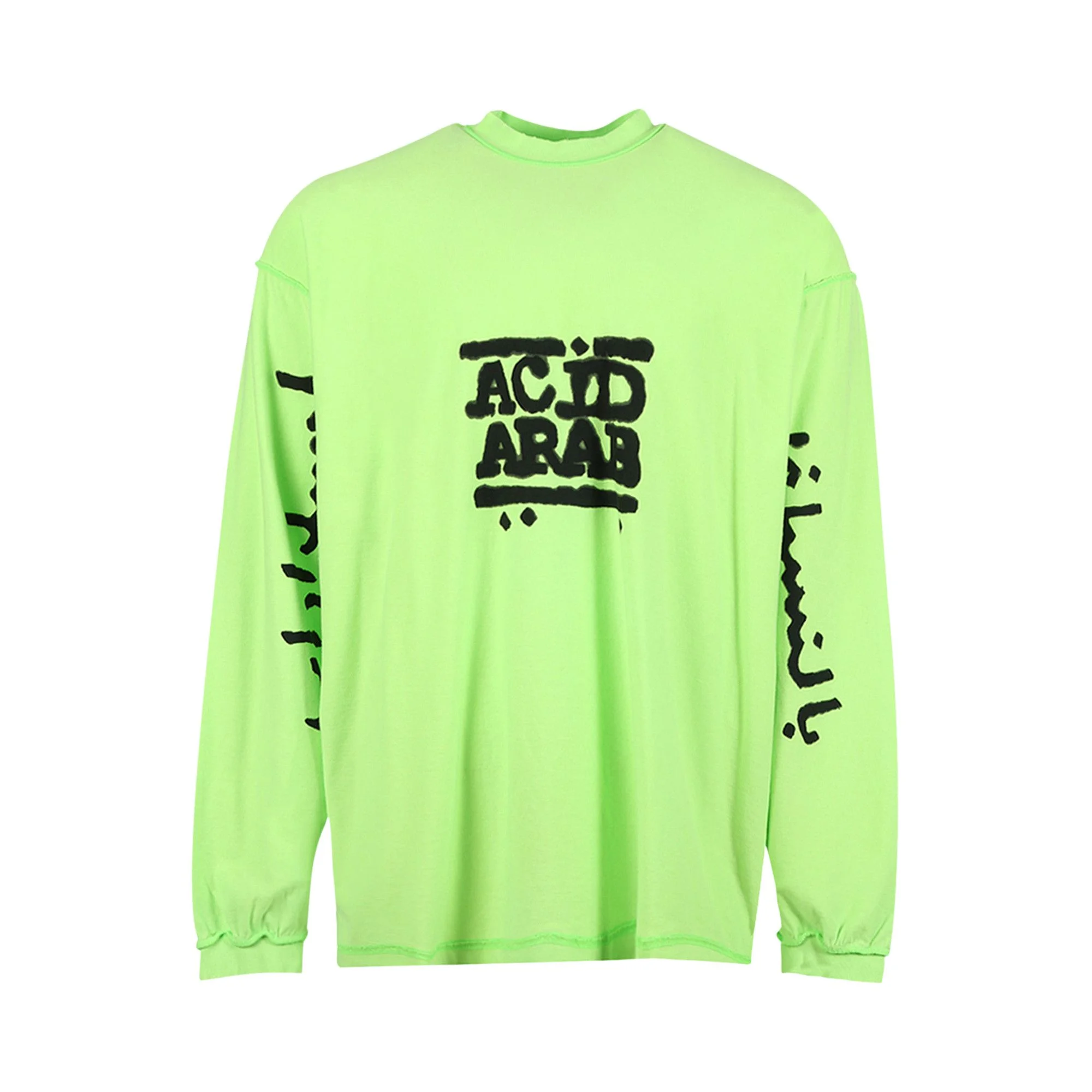 Balenciaga T-Shirt 'Fluo Green/ Black' - 1