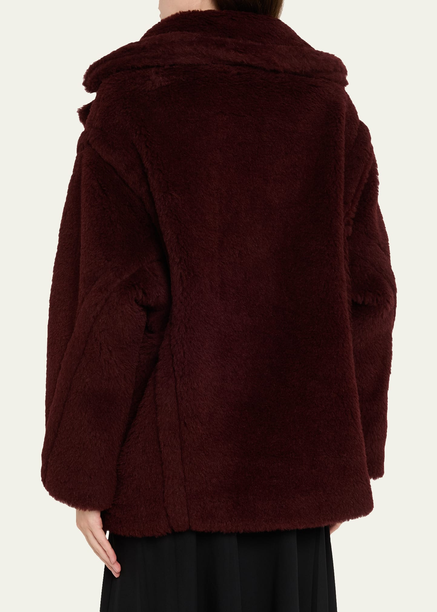 Olga Faux Fur Double-Breasted Coat - 3