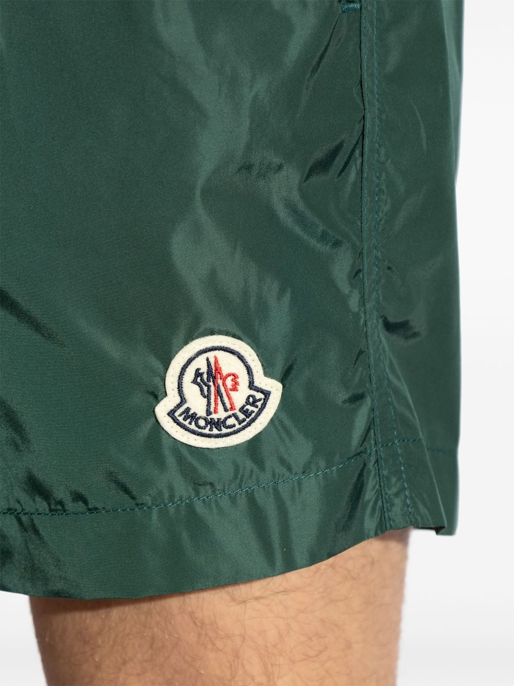 logo-patch swim shorts - 4
