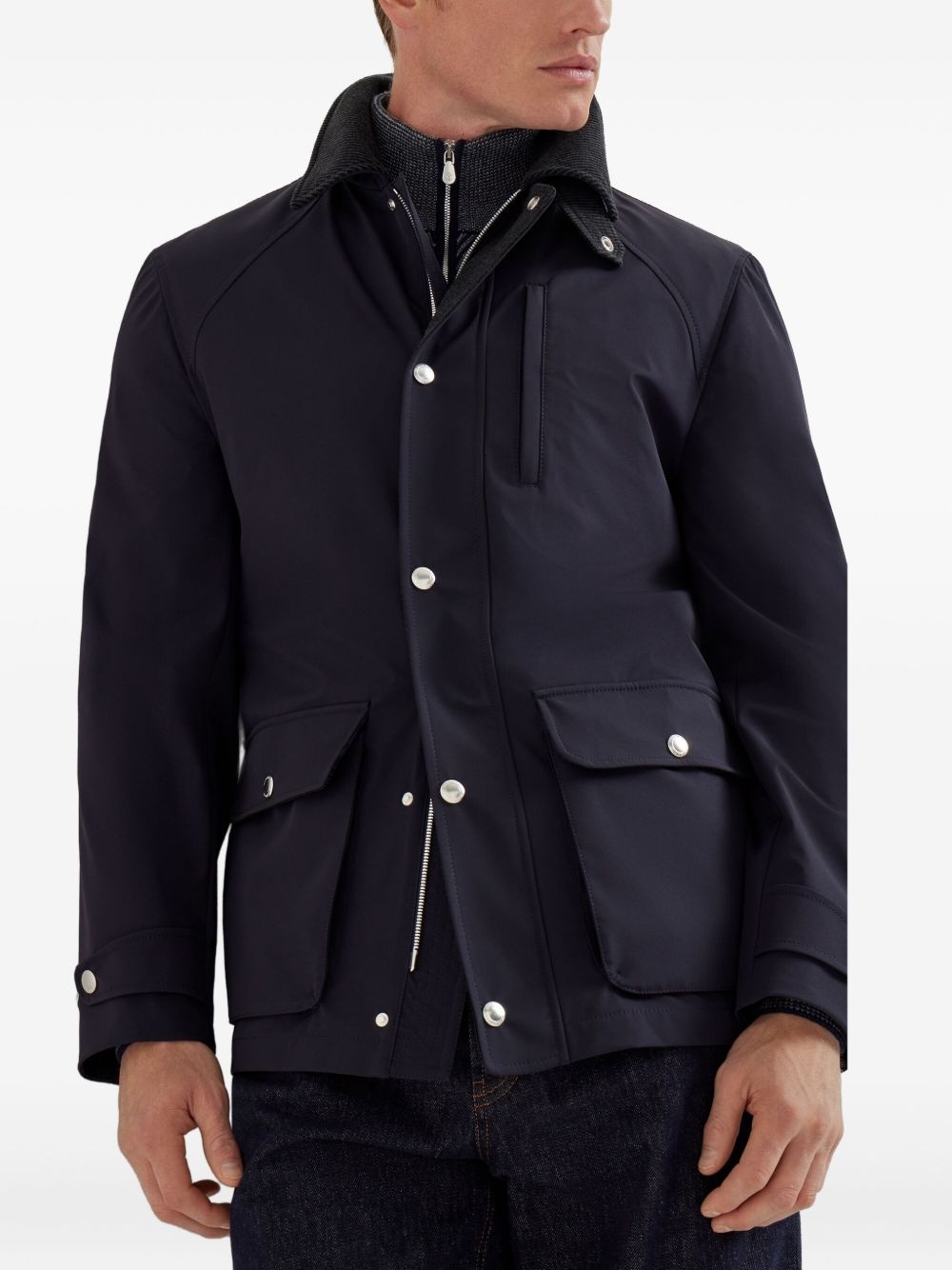 snap-fastening jacket - 3