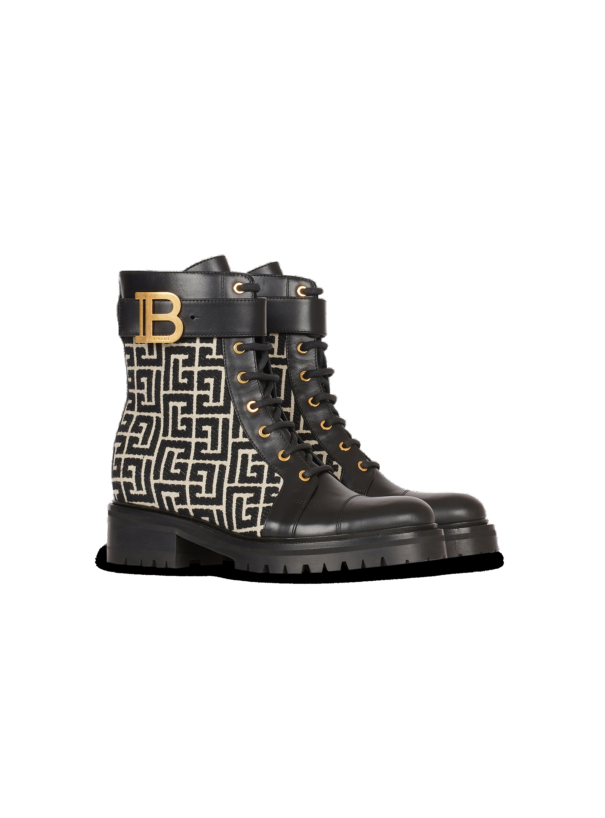 Bicolor jacquard Ranger Romy ankle boots - 2