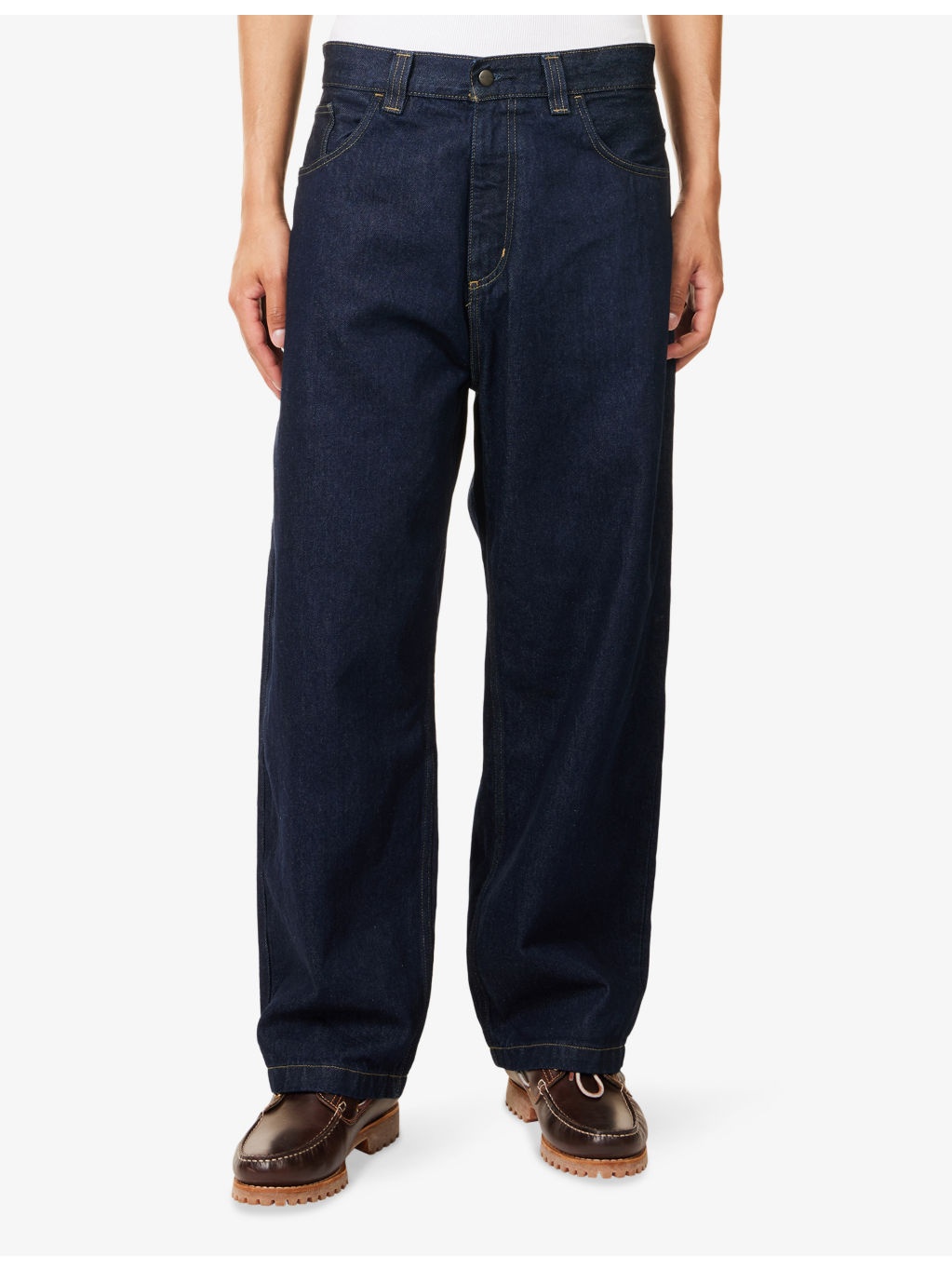 Brandon Wide-Leg Relaxed-Fit Denim Jeans - 3