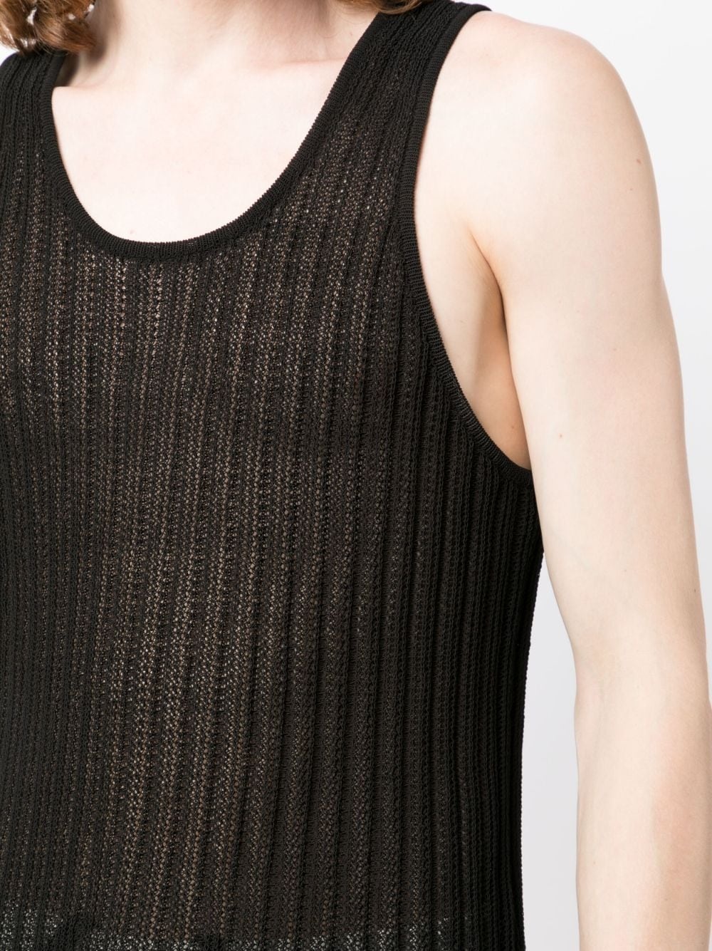 round-neck vest top - 5