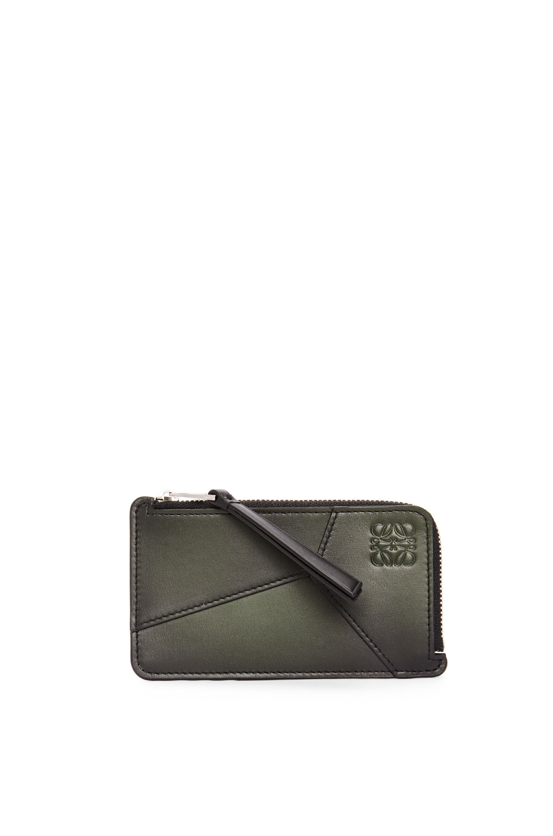 Puzzle coin cardholder in silk calfskin - 1