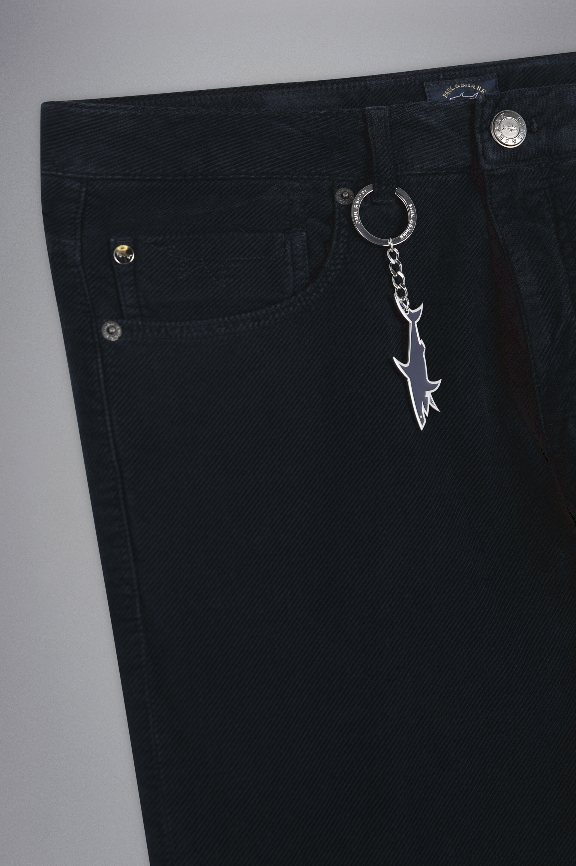 VELVET TWILL 5-POCKETS TROUSERS - 5
