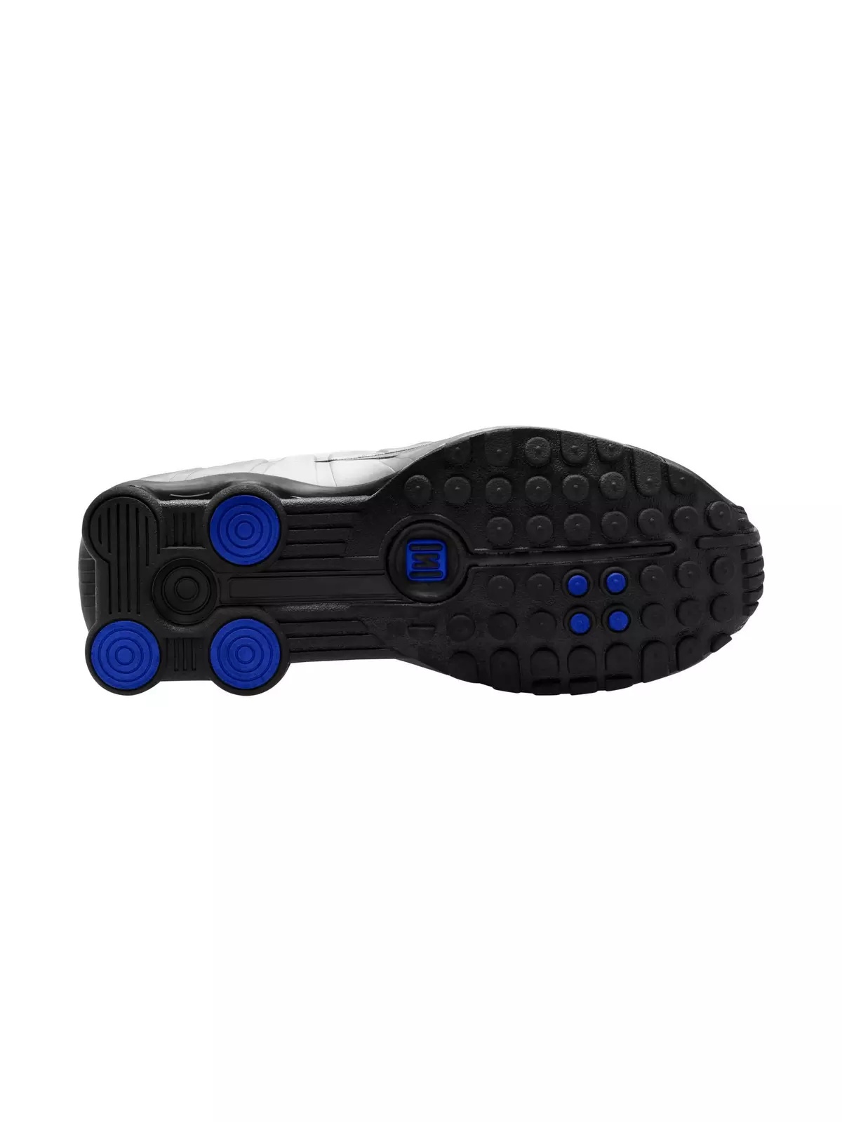 Shox R4 "Black/Metallic Silver/Racer Blue" Women's Shoe - 8