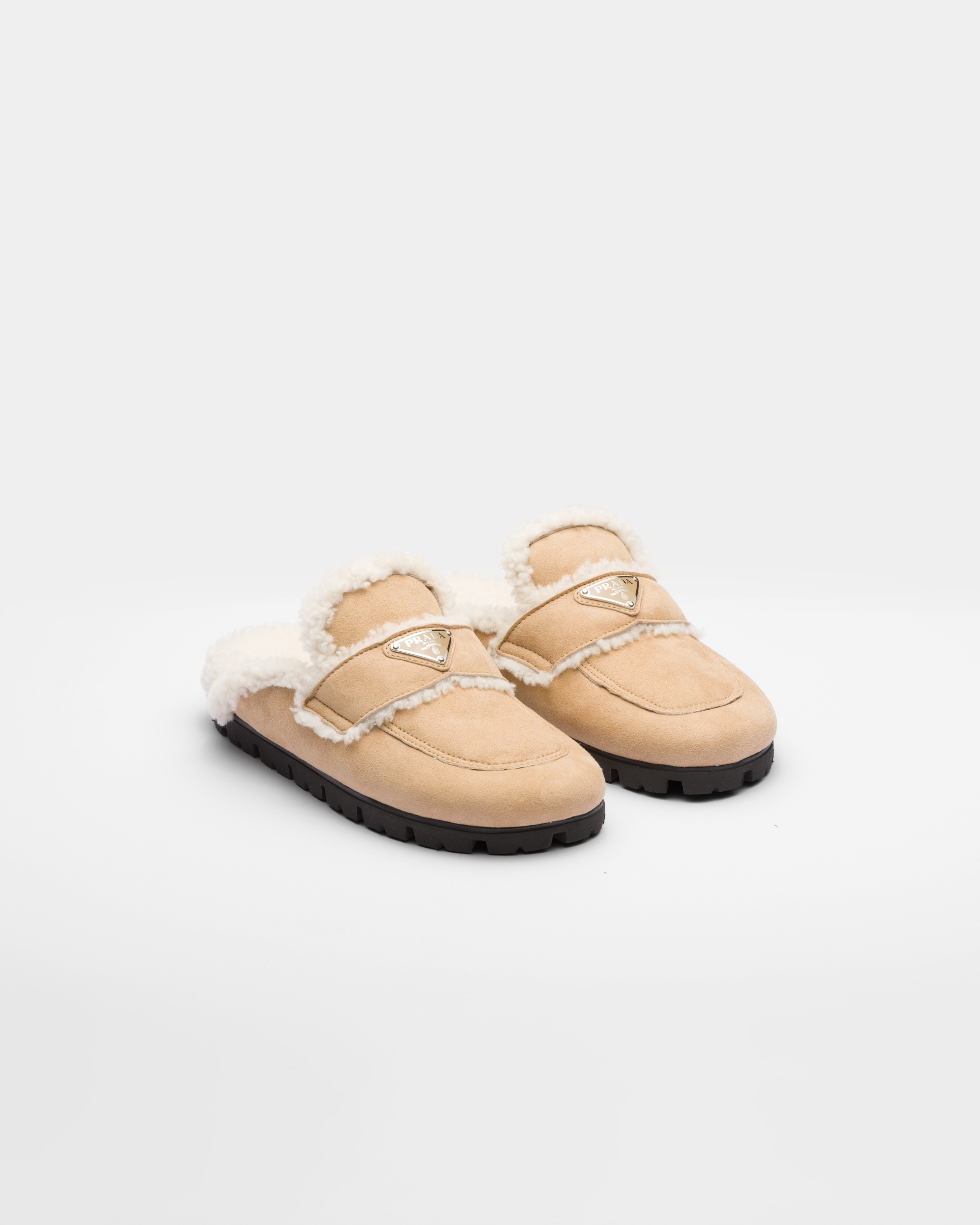 Shearling slippers - 1