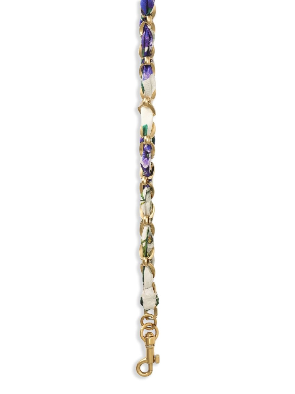 floral-print bag strap - 3