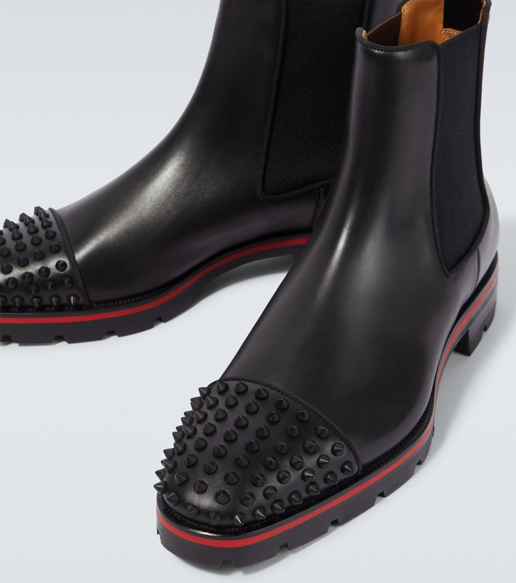 Melon Spikes leather Chelsea boots - 3