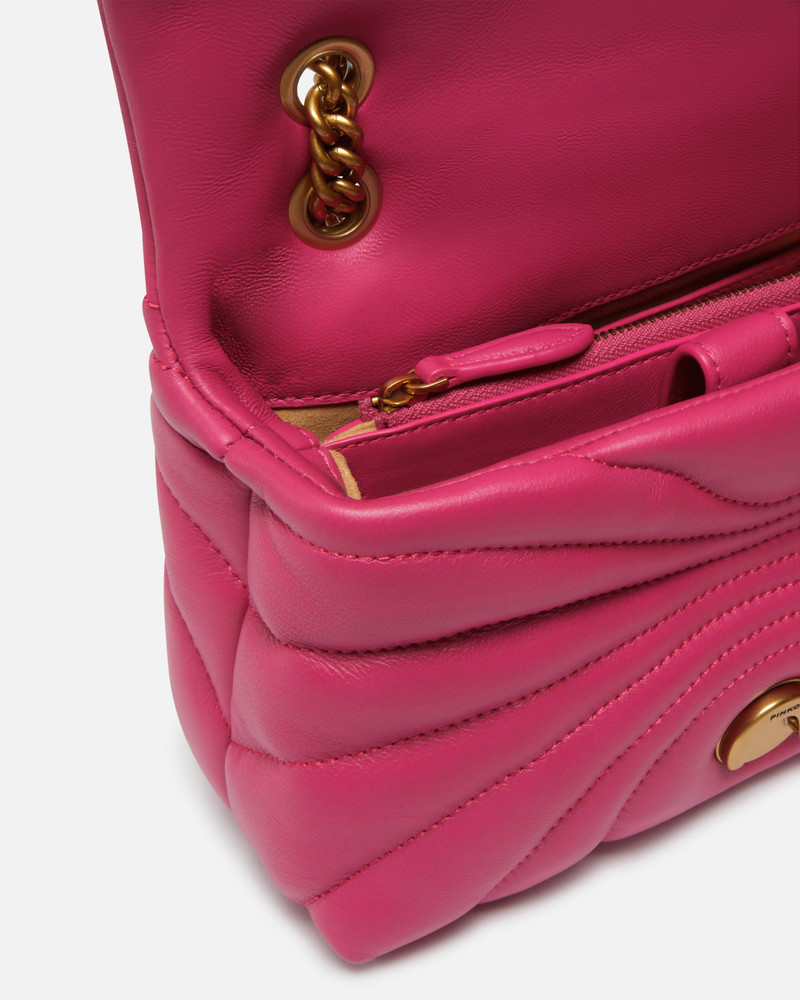 LOVE BAG PUFF BUTTERFLY MINI NAPPA LEATHER CROSSBODY BAG 4