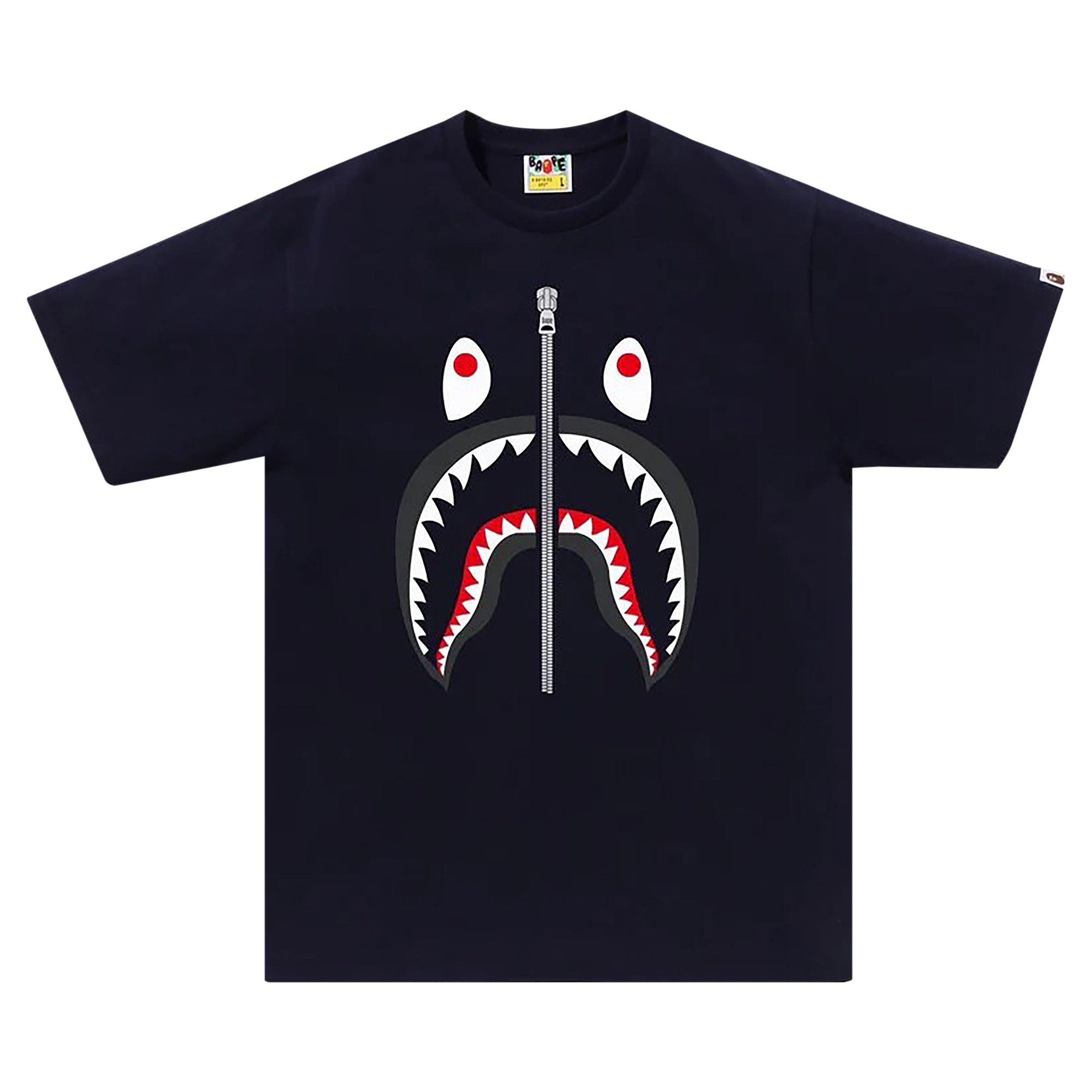 BAPE Shark Tee 'Navy' - 1