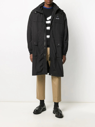 Étude hooded mid-length coat outlook