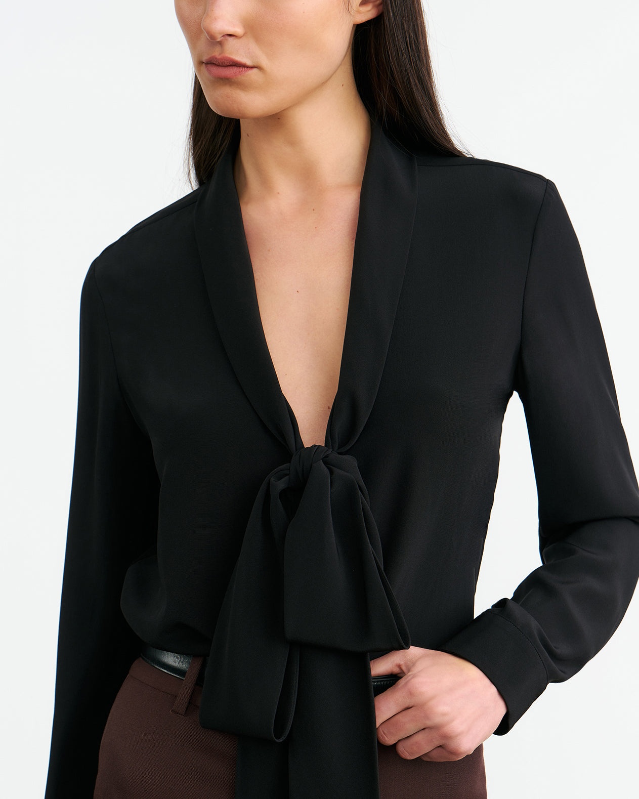 ANGELIQUE SILK BLOUSE - 3