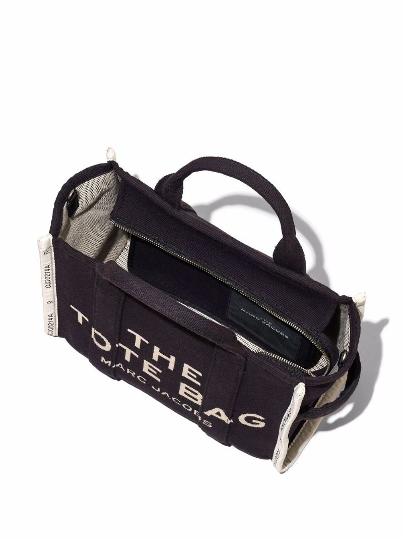 MARC JACOBS Warm Sand Jacquard Small Tote Bag トートバッグ The Small Tote Bag Jacquard - Marc Jacobs - Warm Sand - Cotton