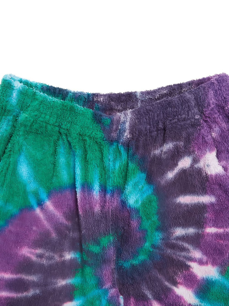 tie-dye terry-cloth shorts 3