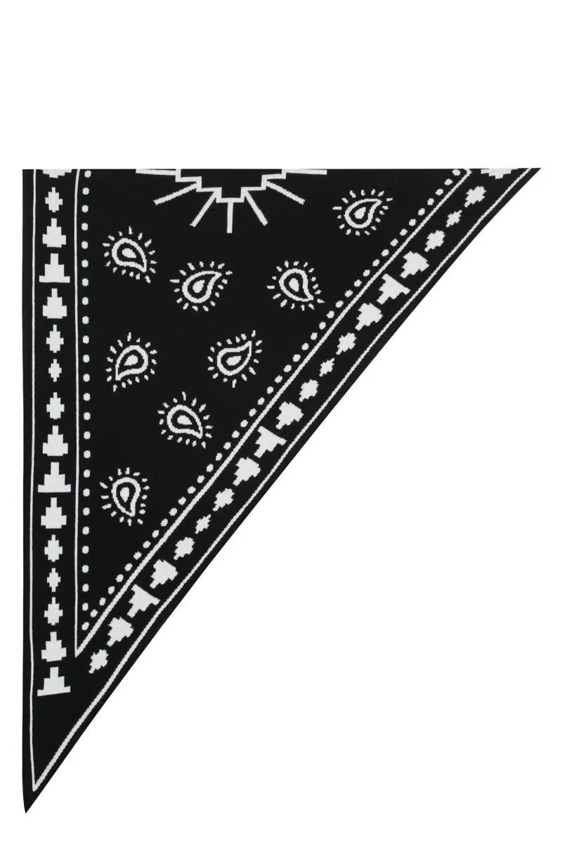 MARCELO BURLON COUNTY OF MILAN WOOL BLEND SCARF - 1