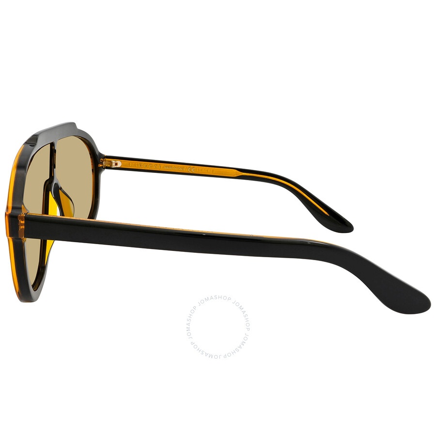 Gucci Yellow Pilot Men's Sunglasses GG1038S 003 99 - 3