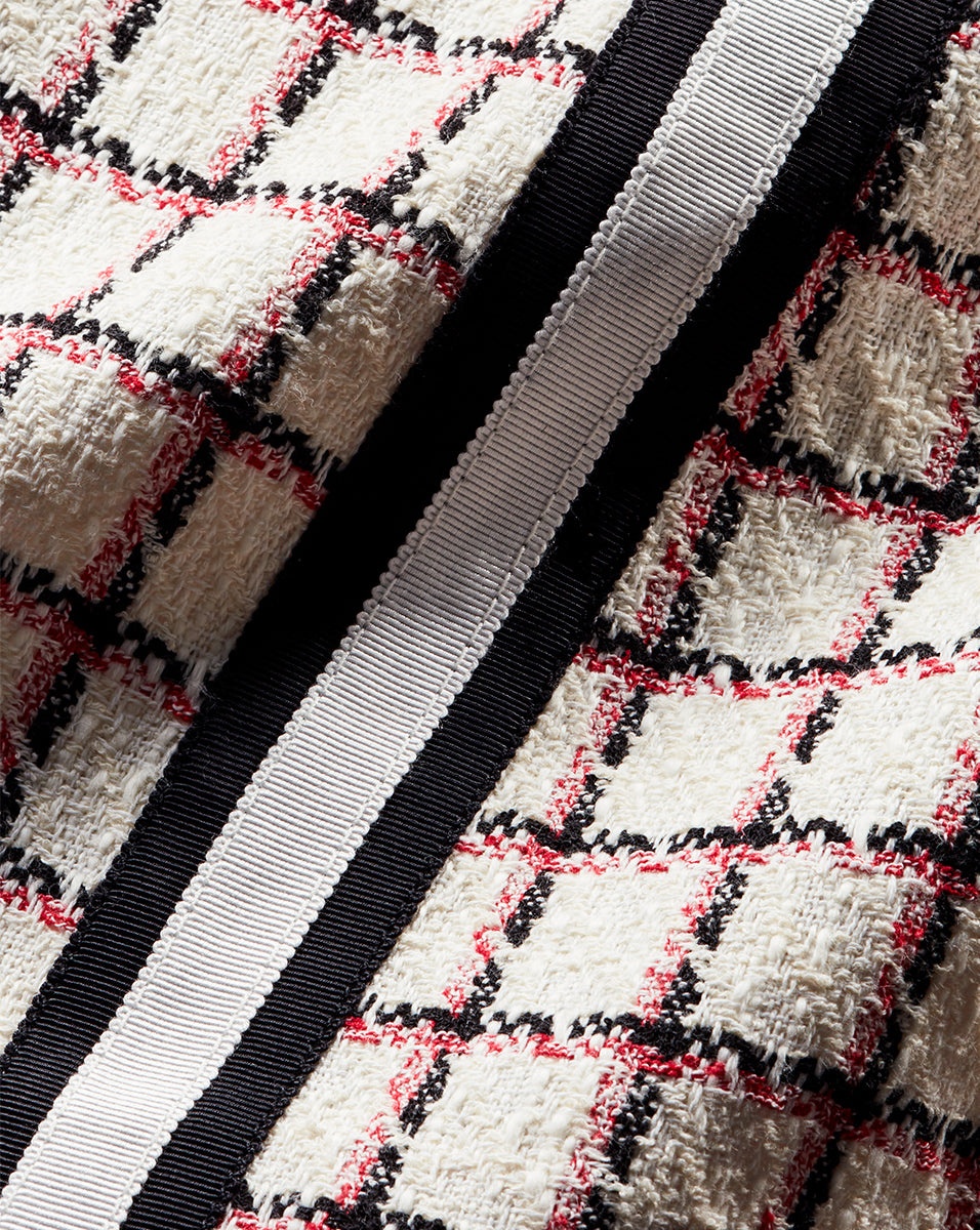 OHEMIA GRAPHIC TWEED MINISKIRT - 4