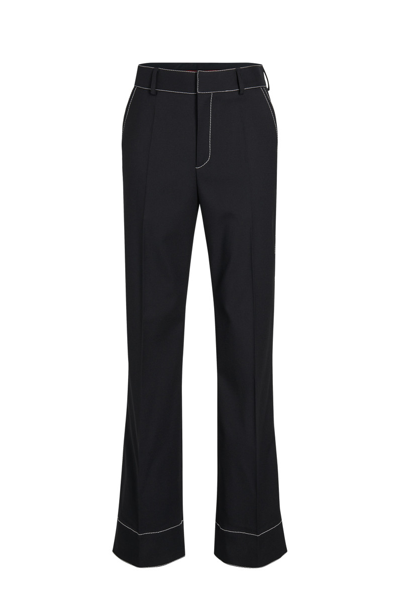 Virgin Wool Wide Leg Pants 1