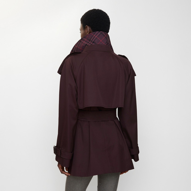 Short Gabardine Fitzrovia Trench Coat 5