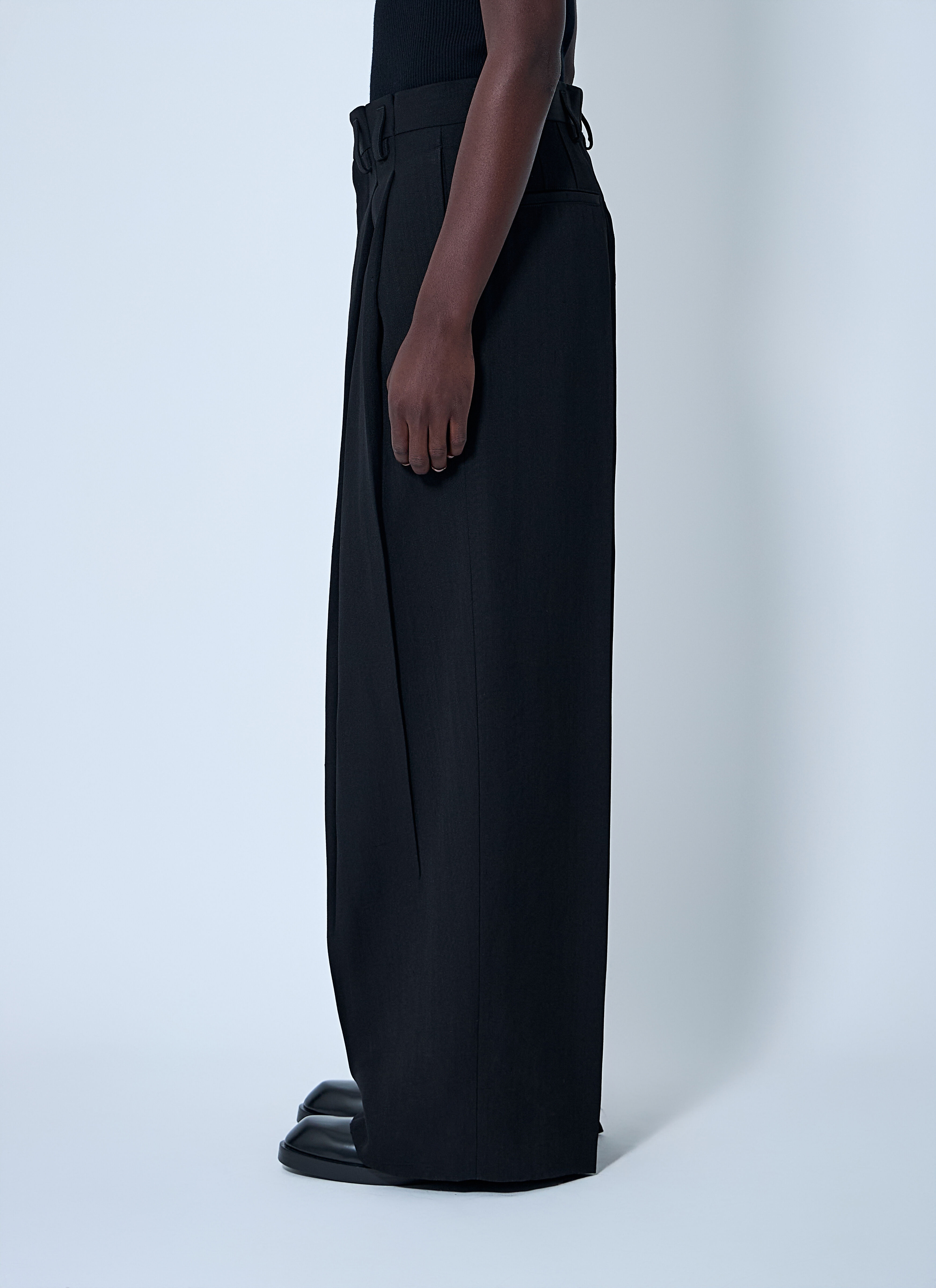 Tailored Wool Pants - 3