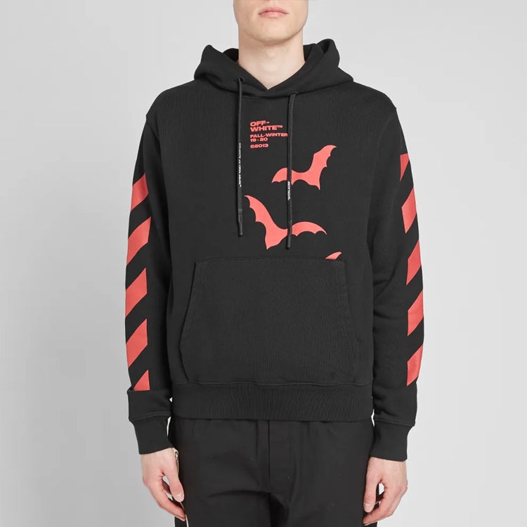 Off-White Printing Pullover Loose Fit Unisex Black OMBB034E19D250071020 - 2