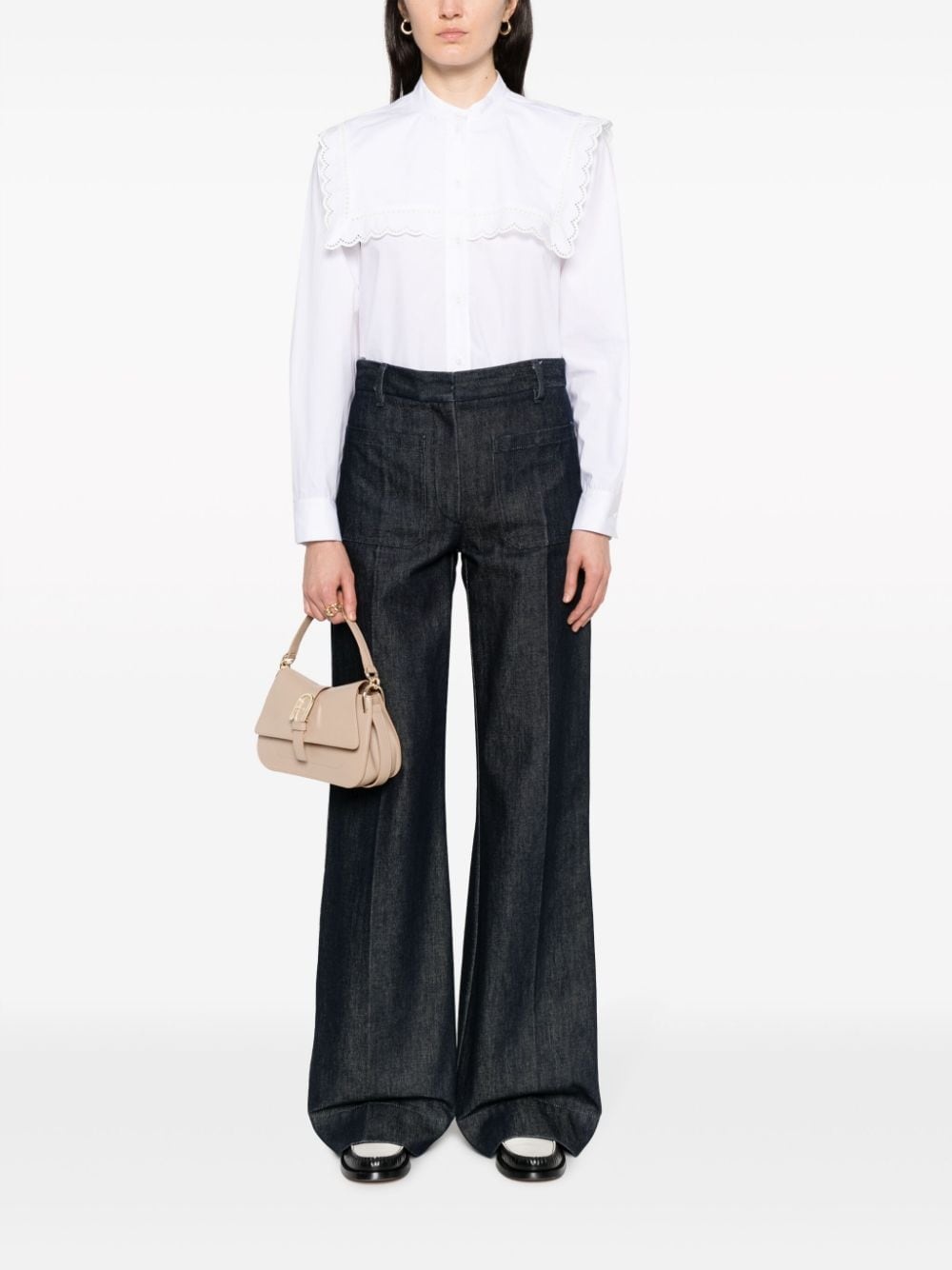 Flow leather shoulder bag - 2