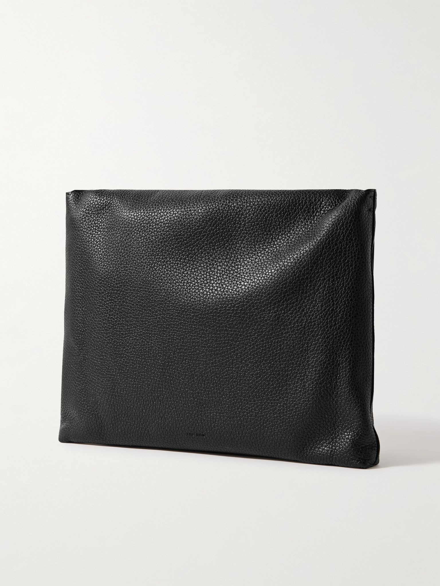 Nan Full-Grain Leather Messenger Bag Black - 3