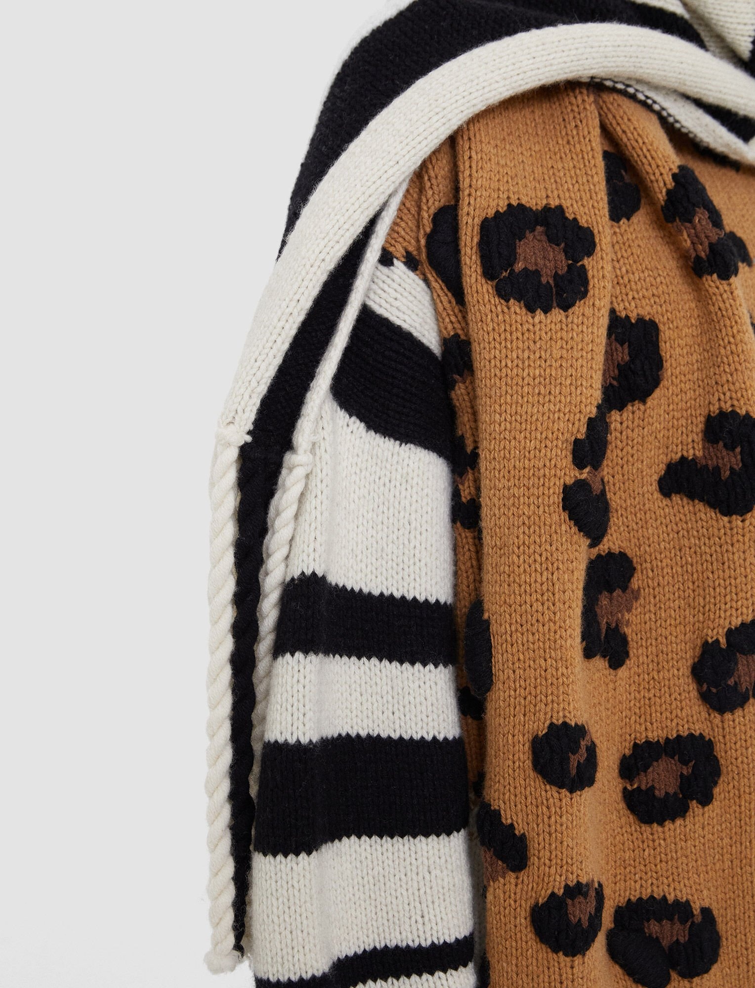 Leopard Knit Scarf - 6