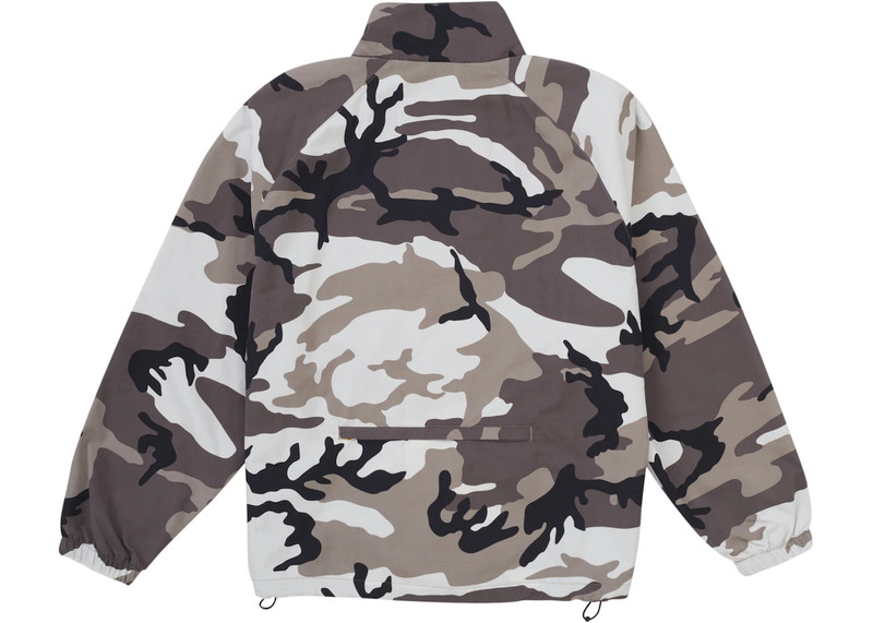 Supreme Supreme Contrast Zip Track Jacket Snow Camo outlook
