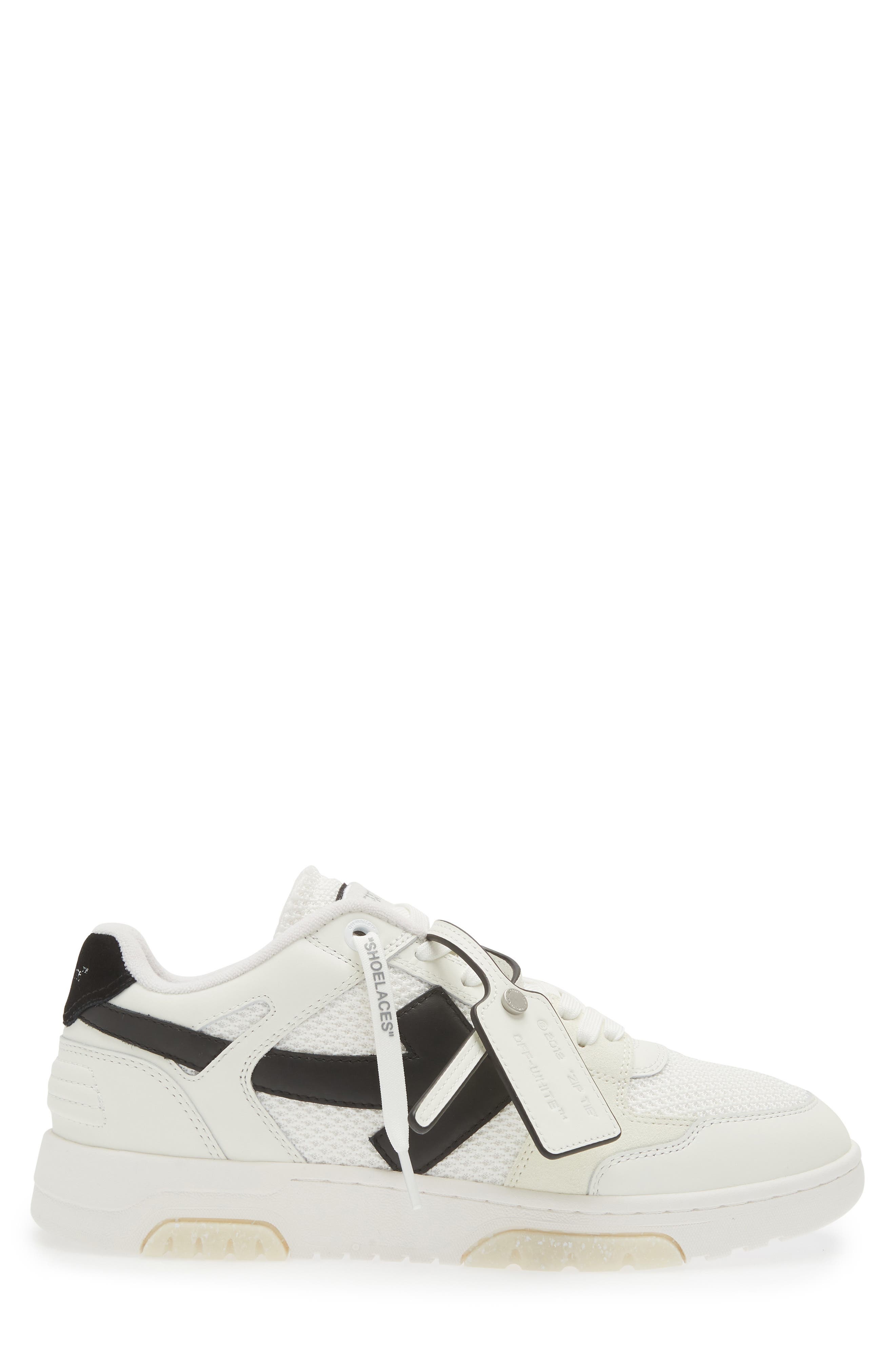 Off-White Slim Out of Office Low Top Sneaker in White - 3