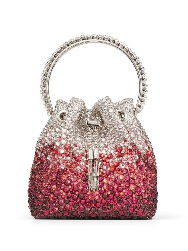 Bon Bon crystal-embellished bucket bag - 1