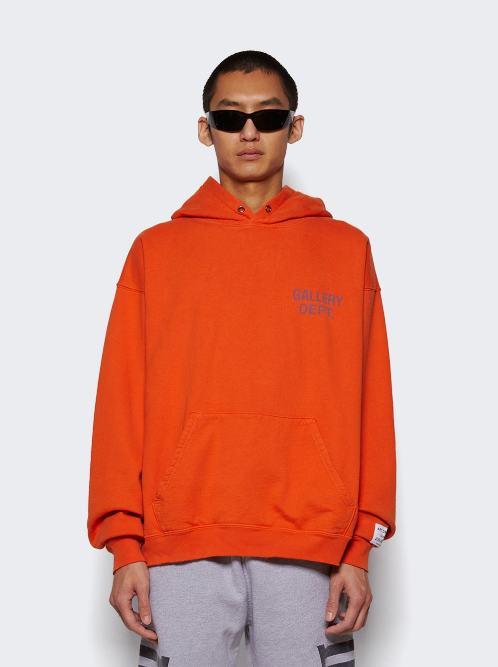 90s Gd Logo Hoodie Tomato Red - 2