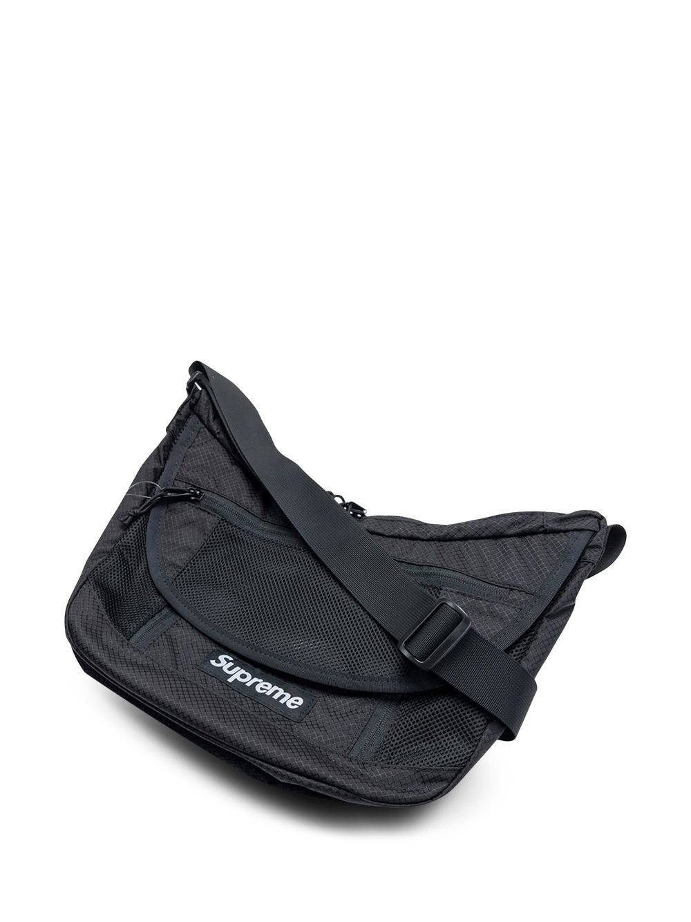 Supreme logo-patch shoulder bag | REVERSIBLE