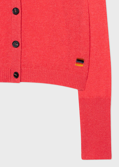 Paul Smith Coral Cashmere Button Through Cardigan outlook
