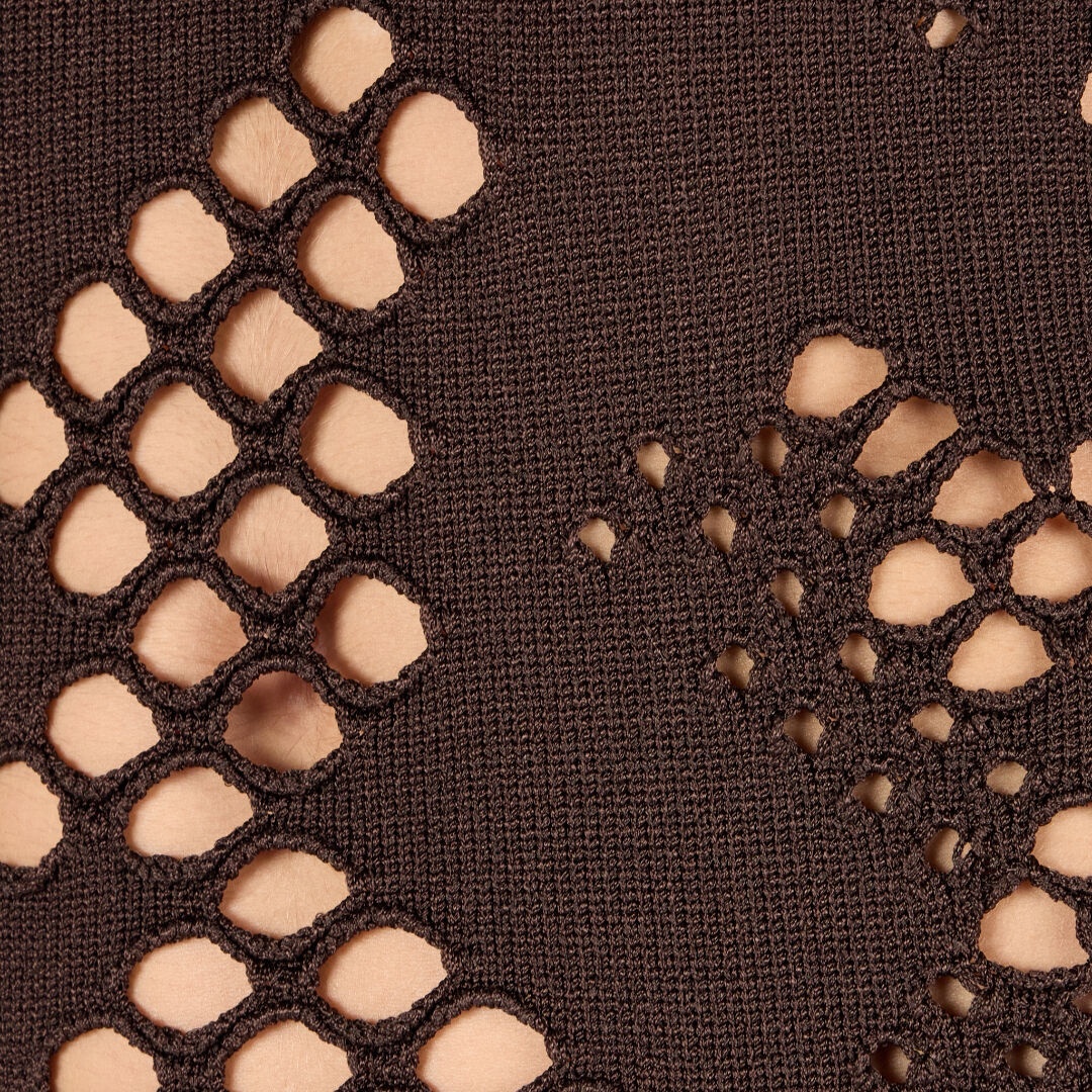 Cut-Out Detail Knitted Dress - 5