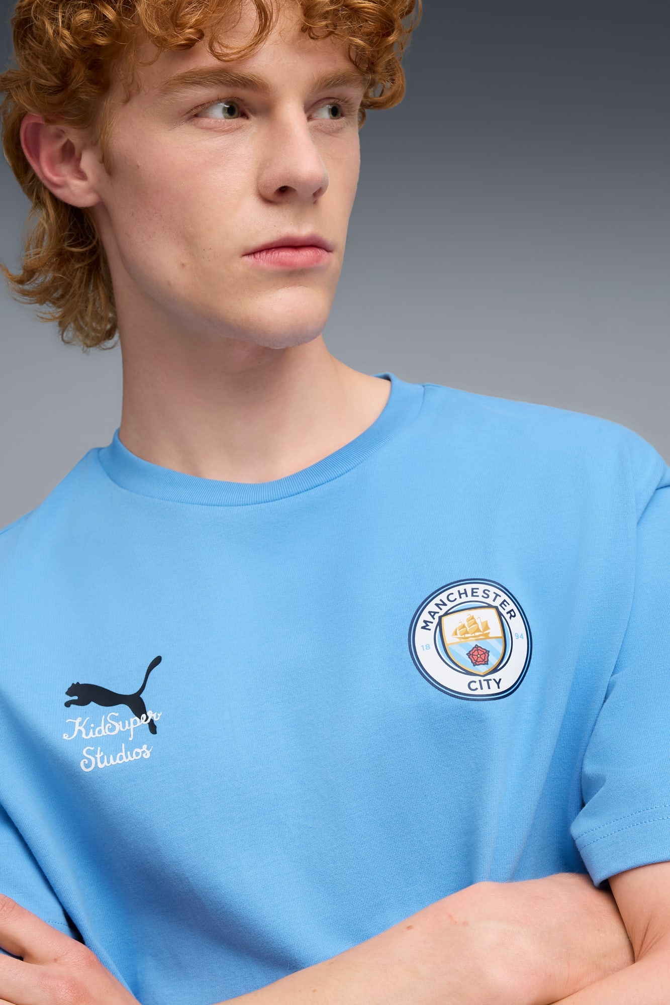 KIDSUPER x MANCHESTER CITY Graphic Tee Men - 4