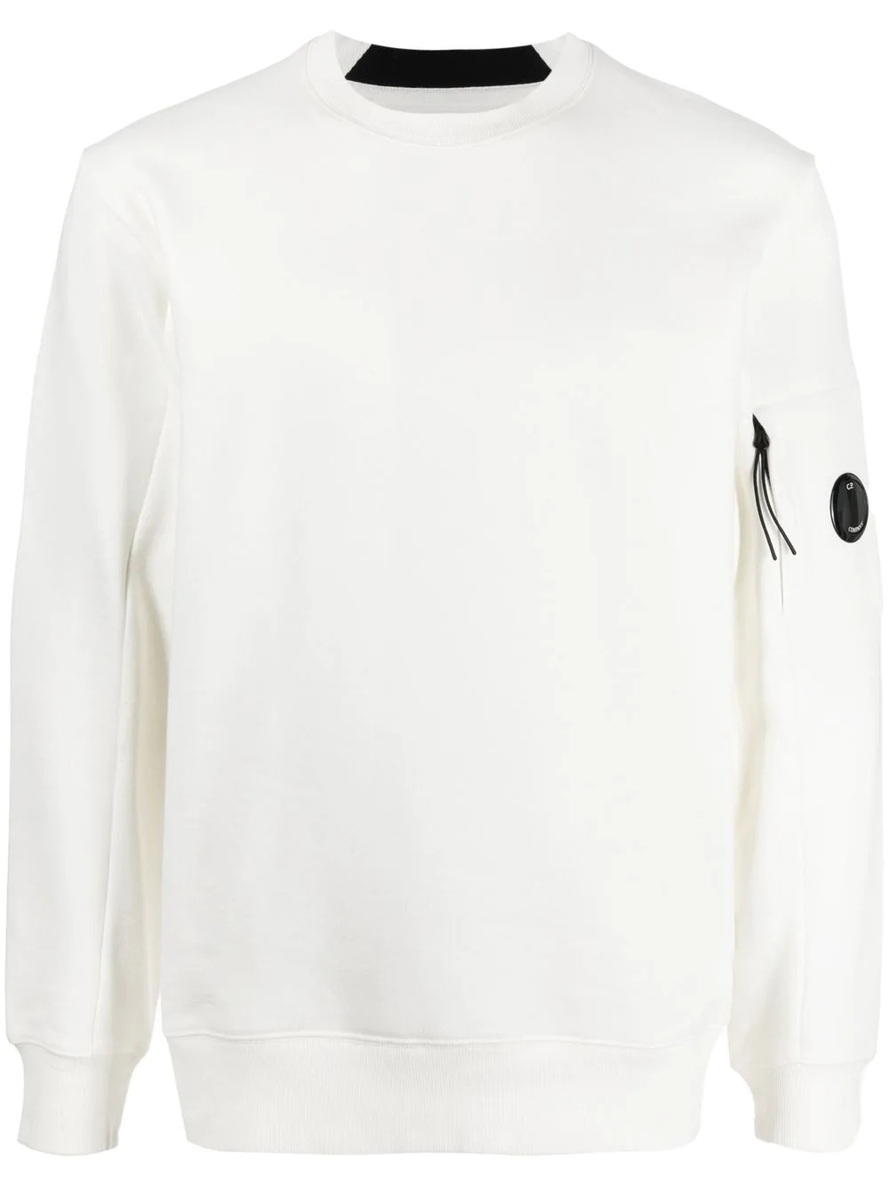 logo patch cotton sweatshirt - 1