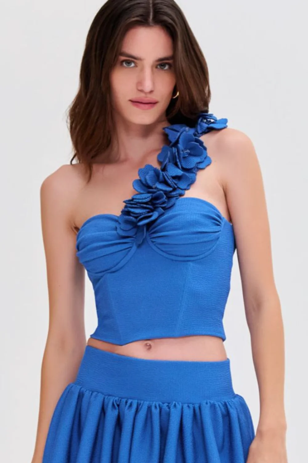 MERIAN KNIT ONE SHOULDER TOP - 1