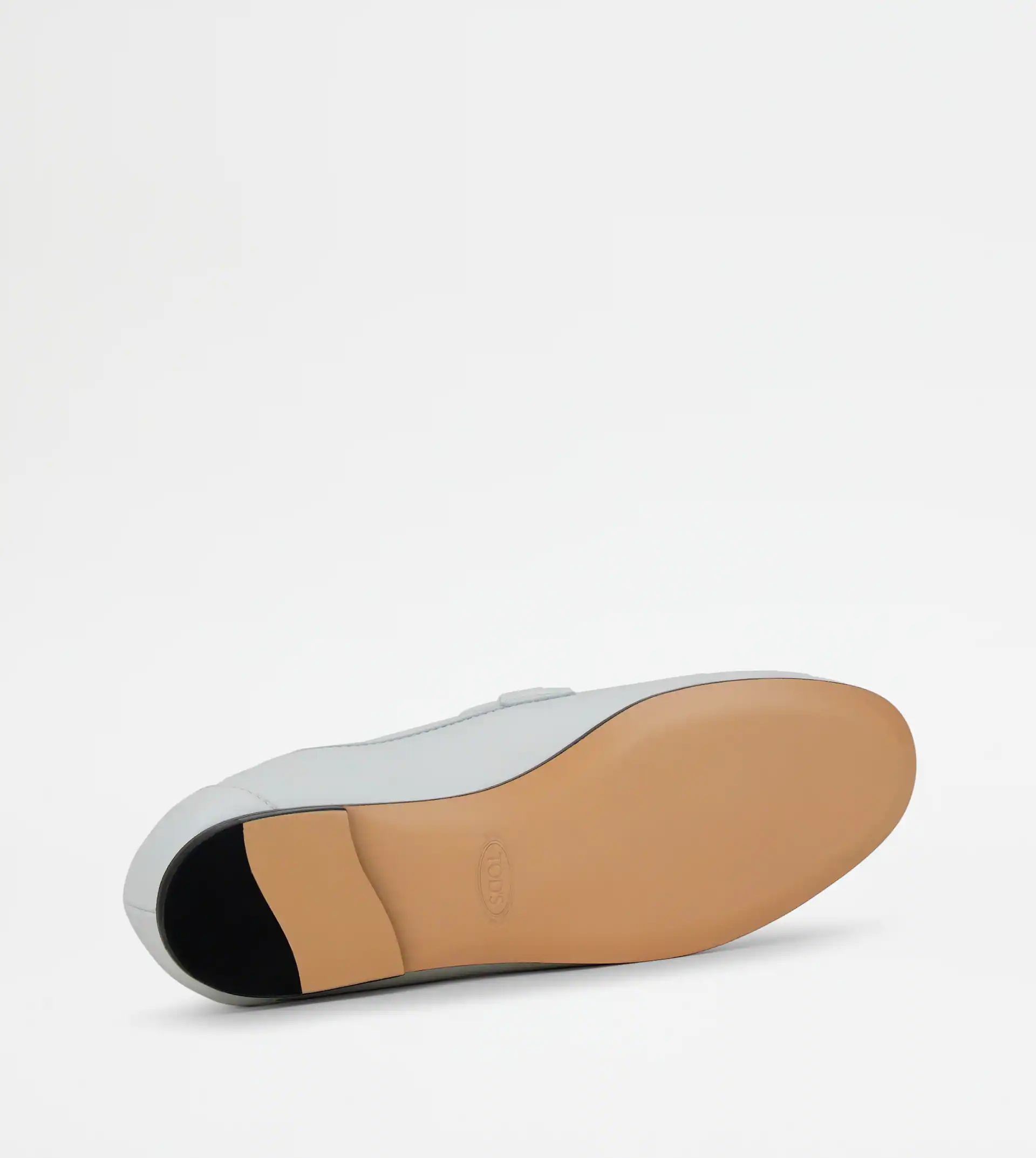 LOAFERS IN LEATHER - WHITE - 5