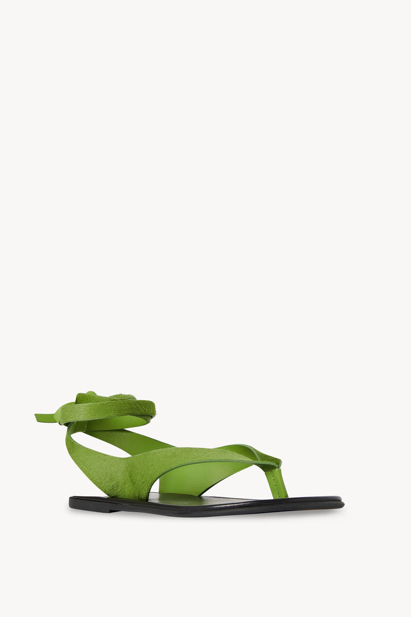 The Row Beach Sandal in Pony outlook