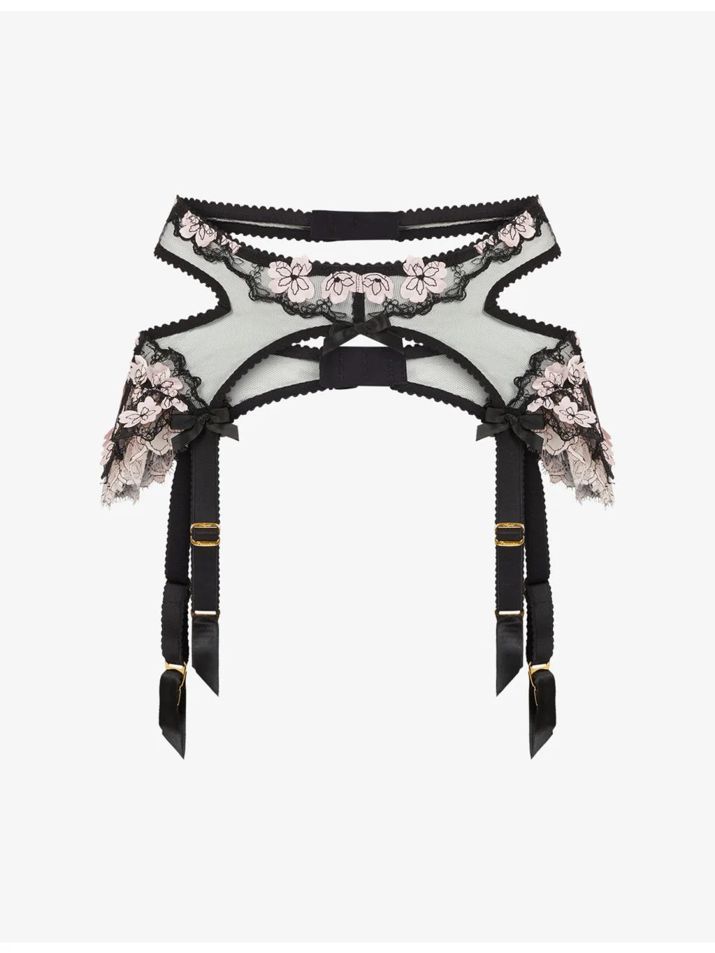 Andiee Floral Lace Suspender - 1