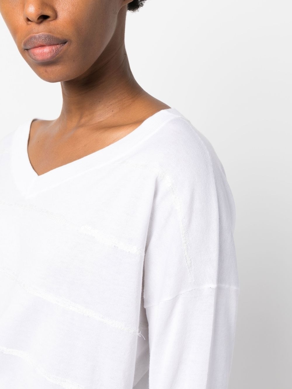 V-neck knitted jumper - 5