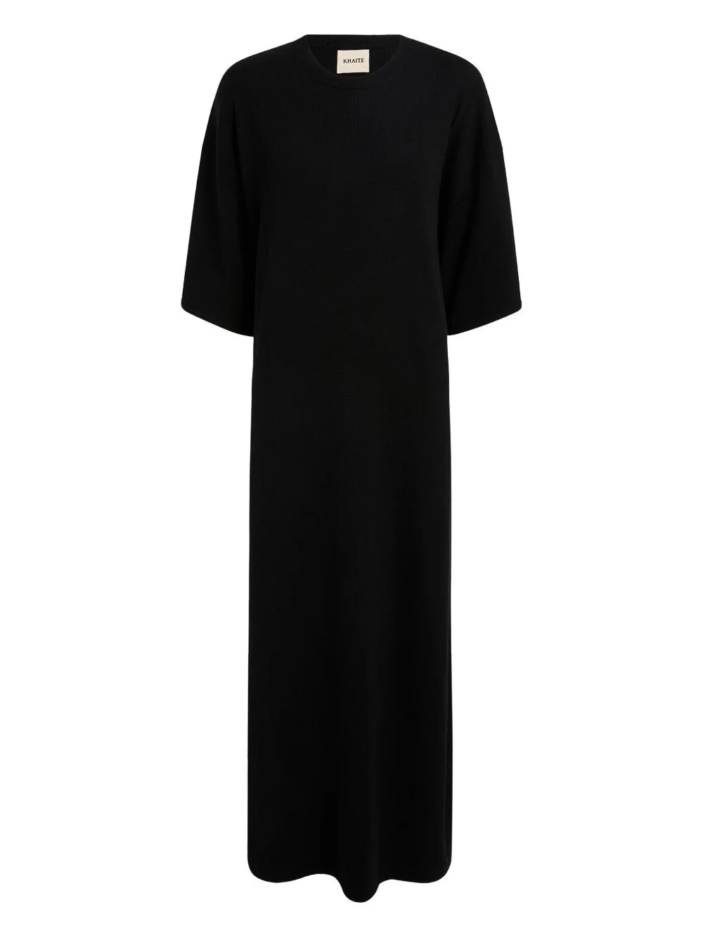 crew-neck maxi dress - 1