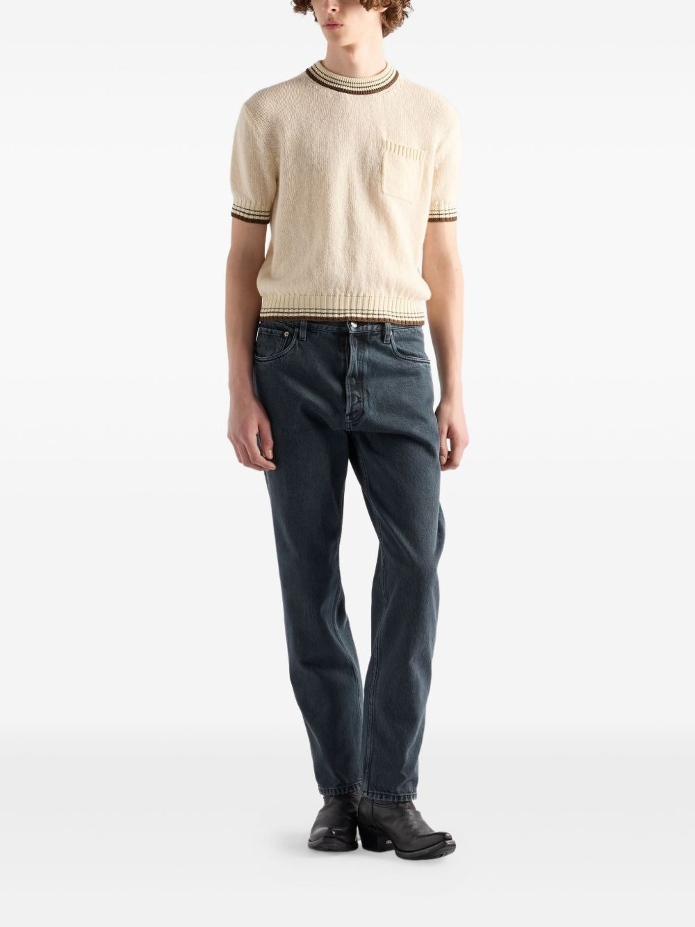 over-dyed jeans - 2