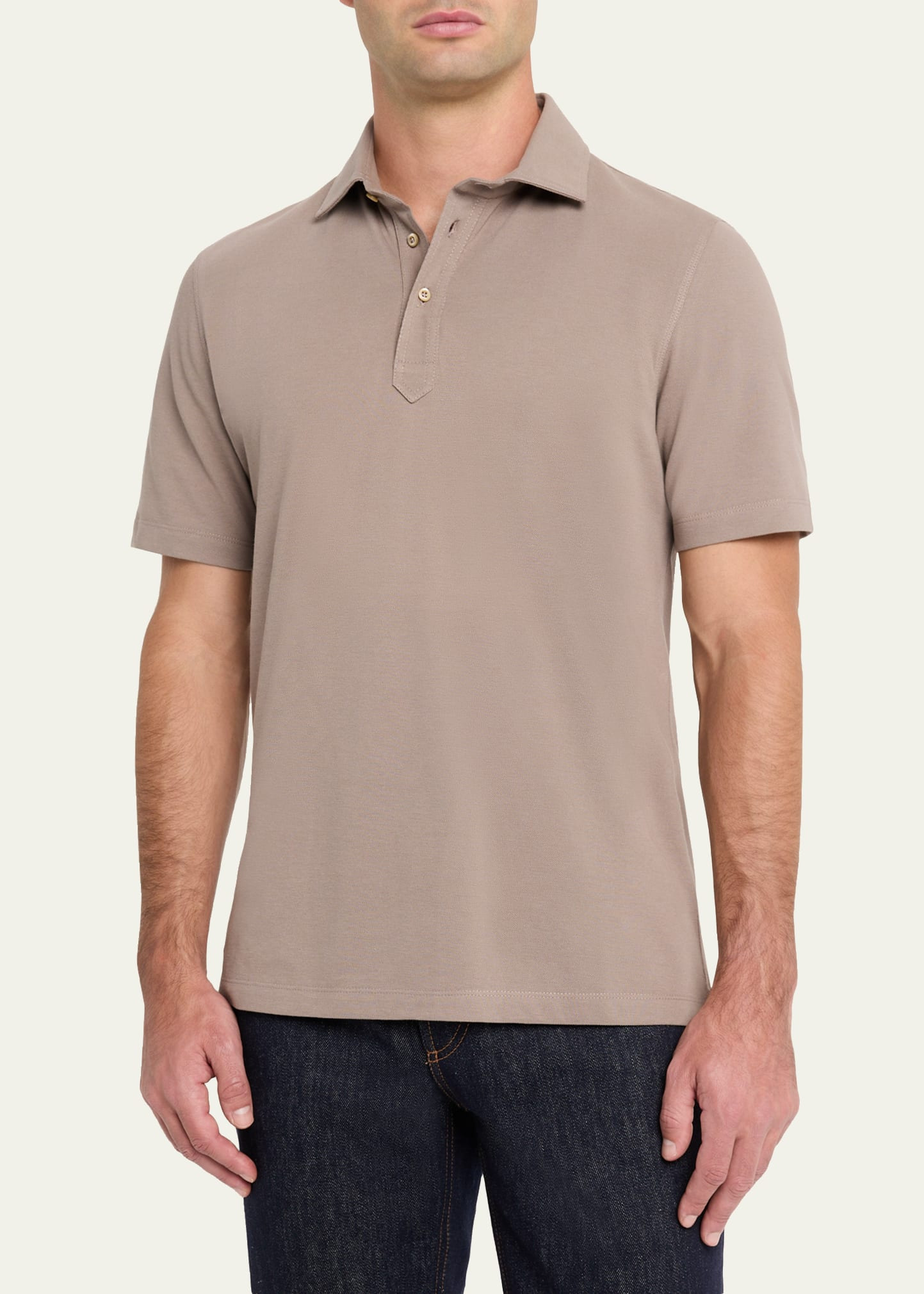 Men's Cotton Pique Polo Shirt - 4